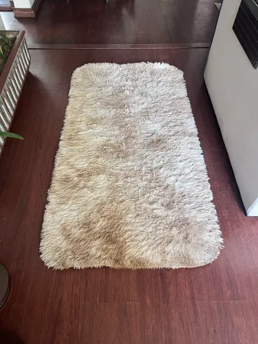 tapete passadeira pelúcia (com pelos)