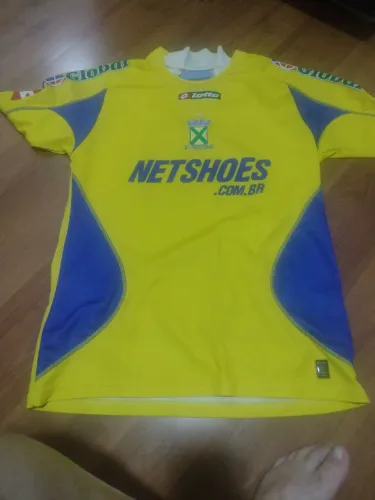 Camisa Santo André SP 2009 amarela Lotto G, 10 !