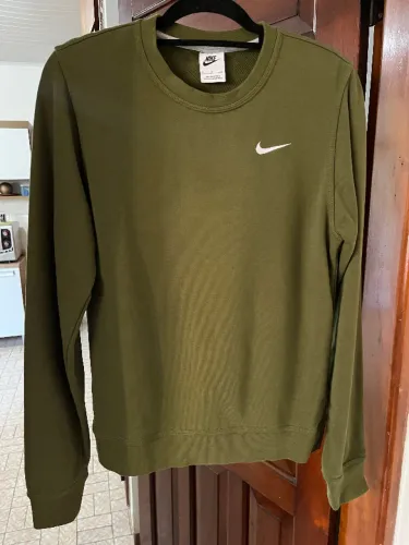 moletom nike verde musgo p