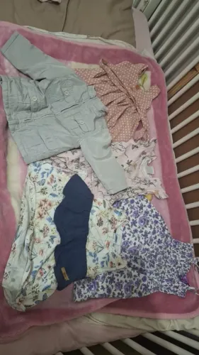 Combo de roupas bebe menina 1 ano
