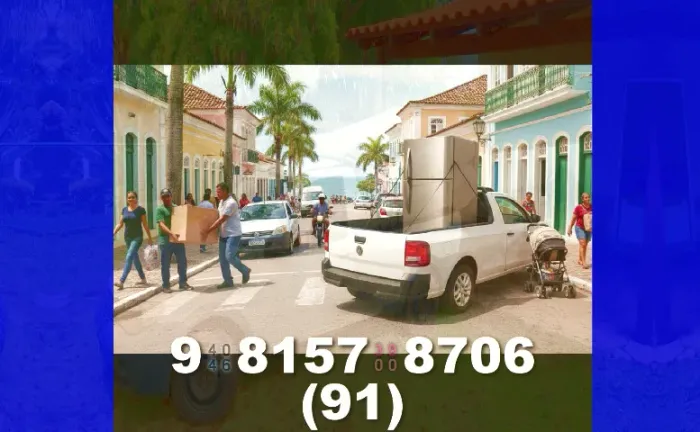 Frete! Área central, transporte de mudanças, deslocamos seu item + rápido.