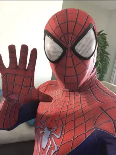 Traje homem aranha