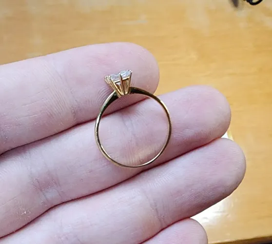 Aliança de ouro 18k JK