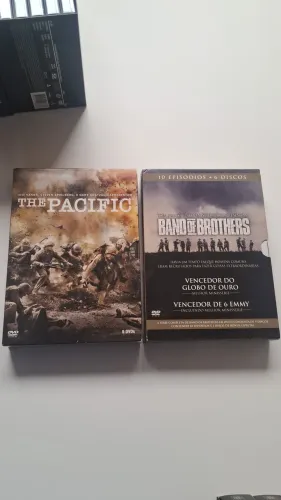 Band of brothers e the pacific box dvd originais