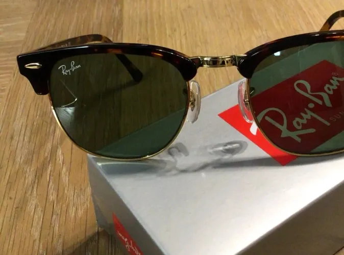 Ray ban clubmaster tartaruga rb3016 oculos de sol unissex