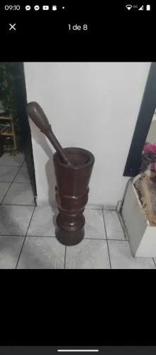 Pilão em madeira 