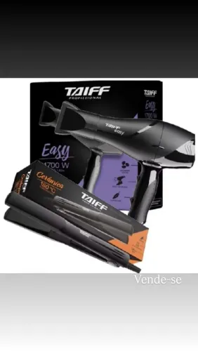 Vendo uma prancha e secador da marca taiff nunca usando na caixa os dois