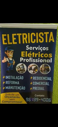 Eletricista Profissional + 30 anos formado no Senai Osasco 