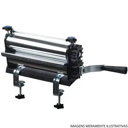 CILINDRO DE MASSA MANUAL C/ROL CROM 25CM