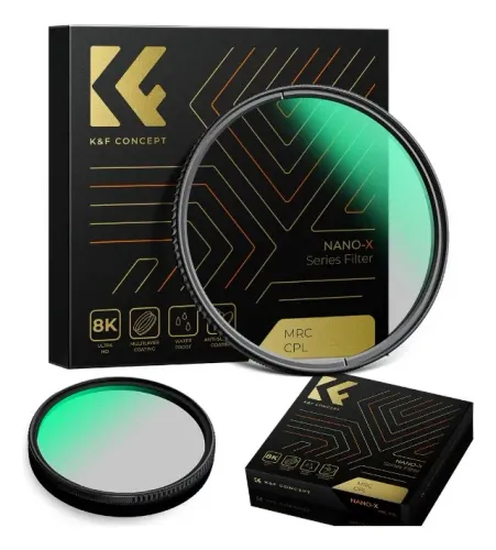 Filtro Polarizador Cpl Para Câmera K&f Concept De 77mm