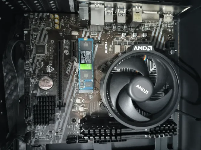 Kit Rizen 5 5500 com 16gb placa mãe e SSD M2 NVMe 250gb