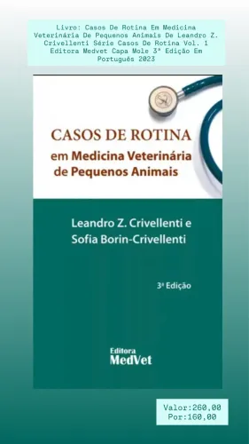 Livro: Casos De Rotina Em Medicina Veterinária De Pequenos Animais