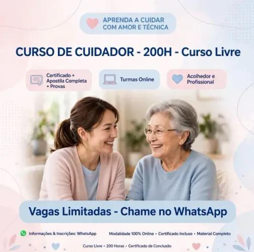 Curso de cuidador de idosos