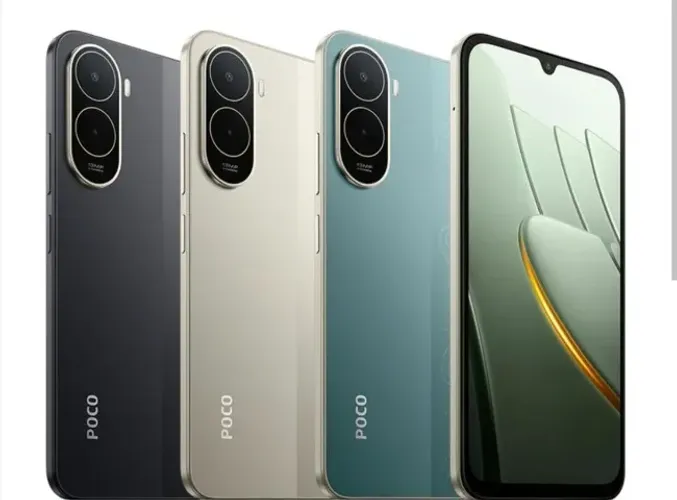 POCO C81 PRO 4G 256/4GB Preto/ verde e Gold ? R$999,00 a vista Global