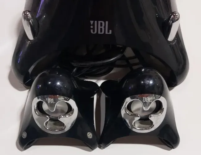 kit multimidia caixa som subwoofer jbl creature iii stereo system
