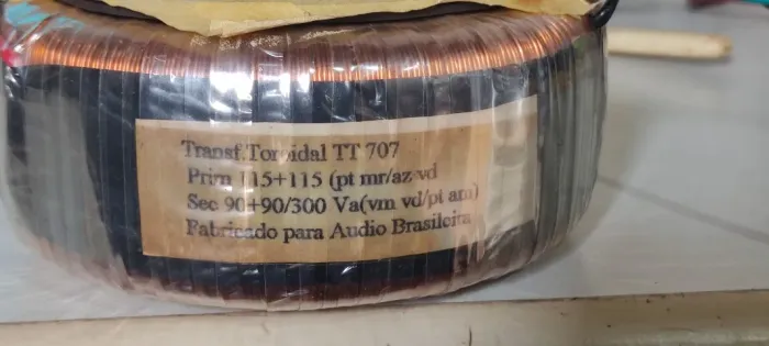 Transformador Toroidal 300VA Toroid Do Brasil (90V+90V / 115V+115V)