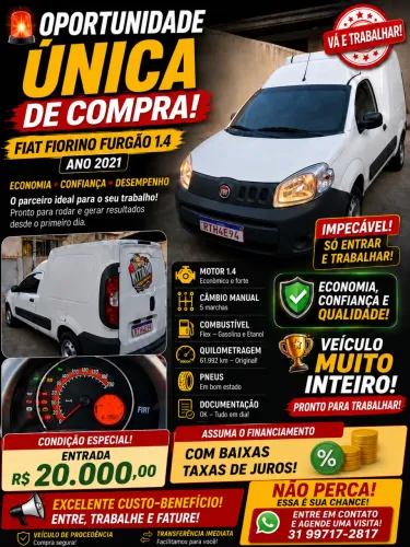 Fiat Fiorino Working 1.4 Flex 8V 2P 2021