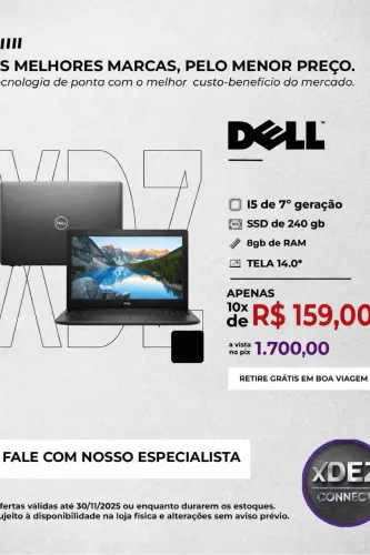 Notebook dell no melhor preço