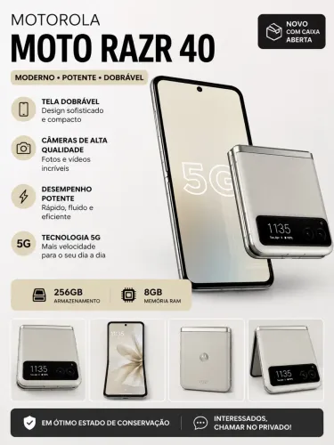 ? MOTOROLA MOTO RAZR 40 À VENDA