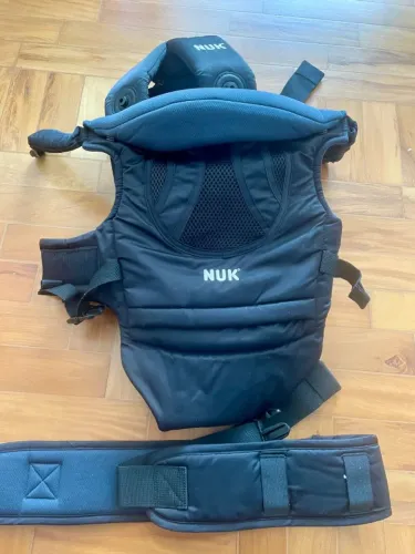 MUITO BARATO - NUK Baby Sling Carregador de Bebê Canguru Carrier Comfort 4 Em 1 - Preto