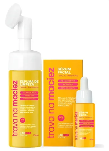 Labotrat Labpop Trava Na Maciez Espuma + Sérum Facial