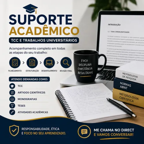 Suporte Acadêmico Completo para TCC e Trabalhos Universitários
