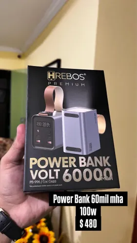 Powerbank titan 100w + cabo tipo C Starlink mini