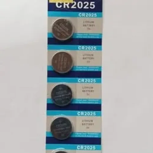 Bateria moeda 2025 ( cartela com 5unidades )