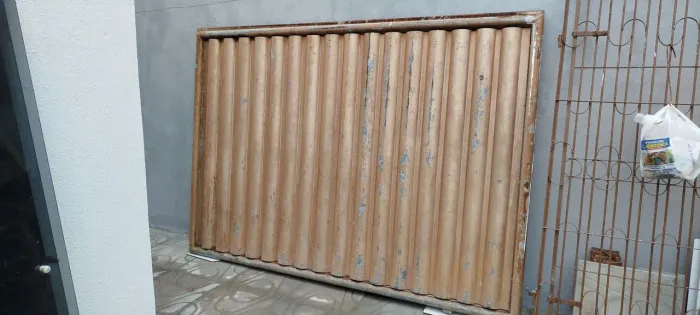 Portão Galvanizado Garagem