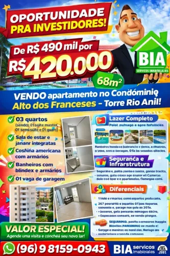 Alto dos Franceses 68m2, Oportunidade para investidores, Outeiro da Cruz
