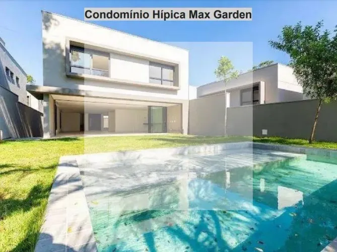 Condomínio fechado HÍPICA MAX GARDEN - 845 m² - 4 Suítes - 6 Vagas
