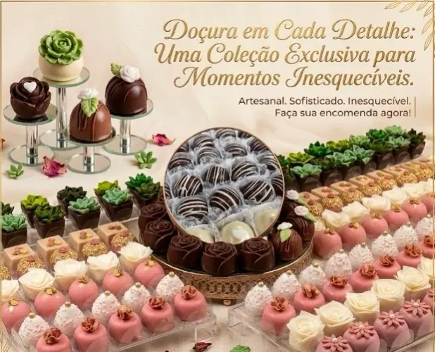 Trufas finas e sofisticadas para o seu evento!