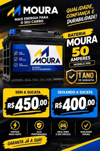 BATERIA MOURA 50AH