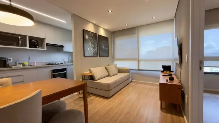 High Line para venda tem 45 metros quadrados com 1 quarto mobiliado no Vila Da Serra
