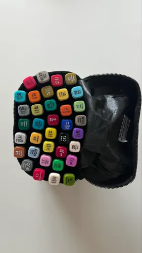 Canetas marcadoras de colorir, kit 36 peças