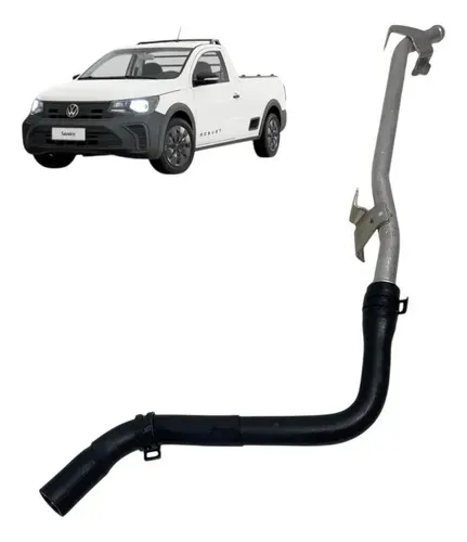 Tubo D\''água Vw Gol/saveiro/virtus 1.6 2025 04e121070t Preta