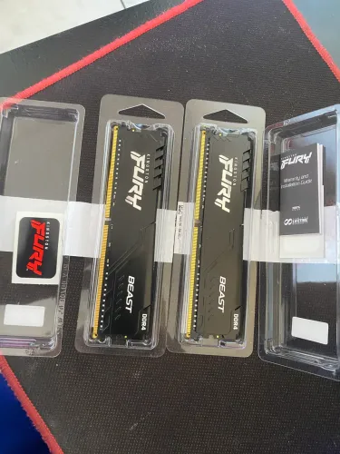 Memória RAM 32gb (2x16gb) Kingston Fury Beast 3200MHz, DDR4