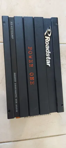 Módulo Amplificador Roadstar Power One RS-4510AMP 2400 W, 4CH e 600W RMS