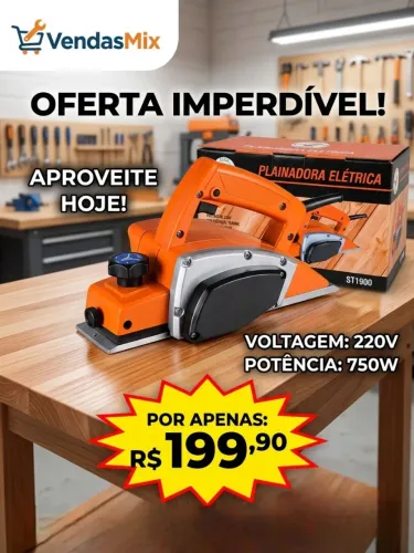 Plaina elétrica 220v