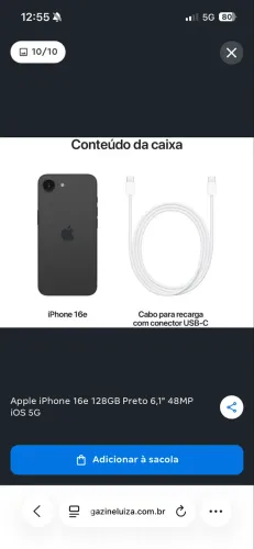 iPhone 16e 128 gb