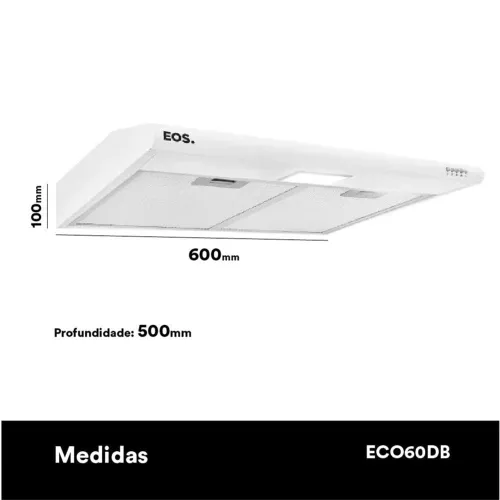Depurador e Exaustor EOS ECO60DB (NOVO)