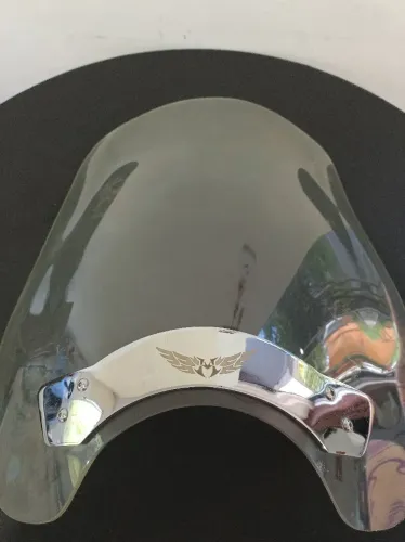 Parabrisa / Bolha para Moto Custom (Motovisor) - Ótimo Estado