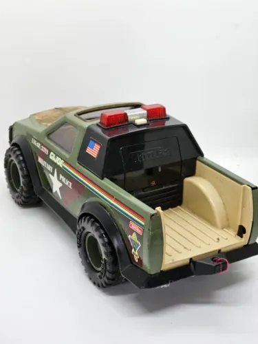 Picape Tonka G.I. Joe Military Police 1991 Pickup - Vintage Hasbro - Com Luzes e Som