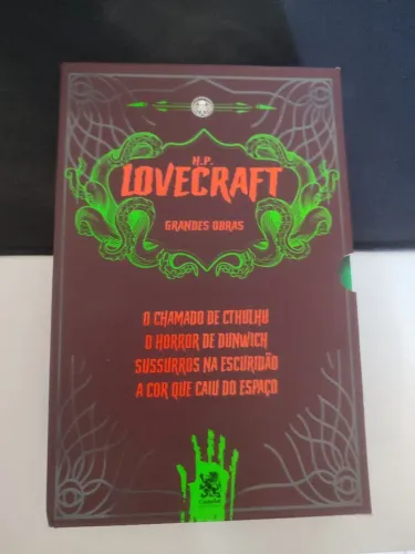 Coleção HP Lovecraft, box com 4 livros - Semi novos