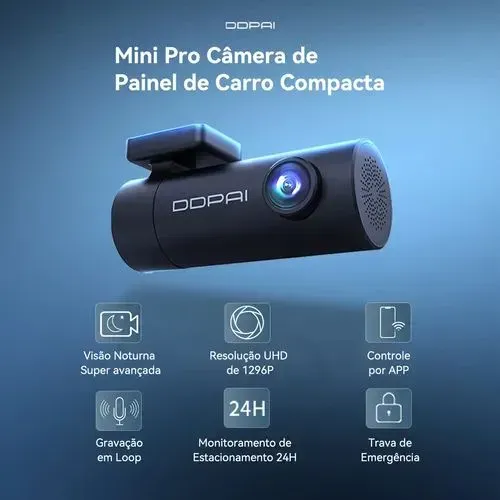 Câmera veicular ddpai mini pro 2k
