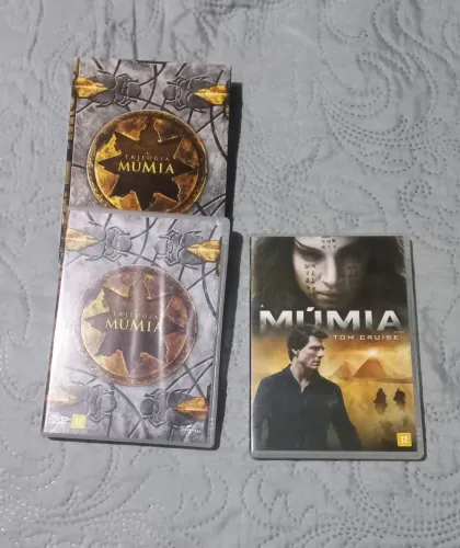 Quadrilogia A Múmia em dvd e Trilogia Caça Fantasmas 