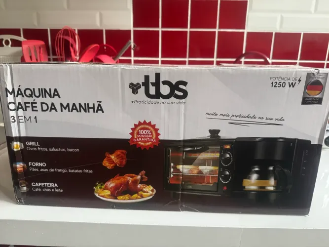 Cafeteira + Forno: 3 em 1 NOVO (NA CAIXA COM NF)