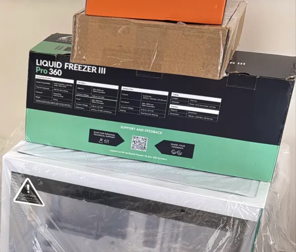 Water Cooler Arctic Liquid Freezer III Pro 360, 360mm, Intel-AMD, Preto
