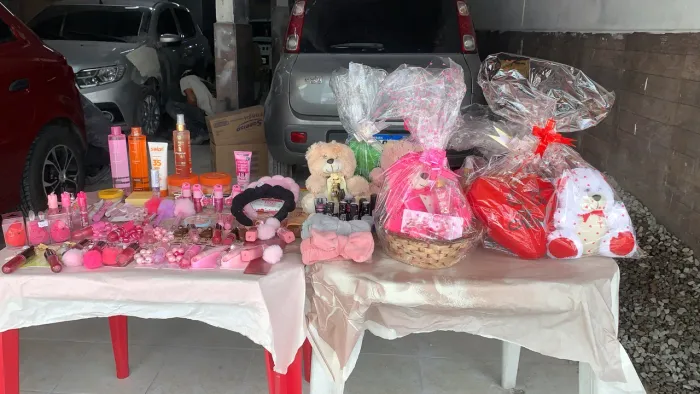 Presentes em maquiagem