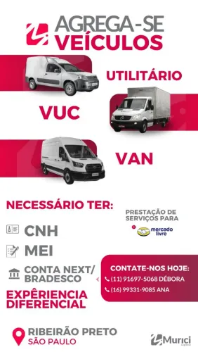 ENTREGAS PORTA-A-PORTA MERCADO LIVRE